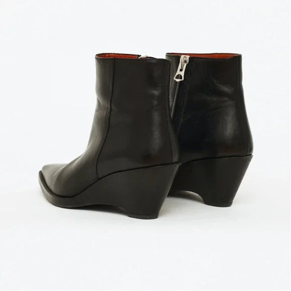 ACNE STUDIOS Cony Wedge Ankle Boots Sz 39 - Picture 4 of 10